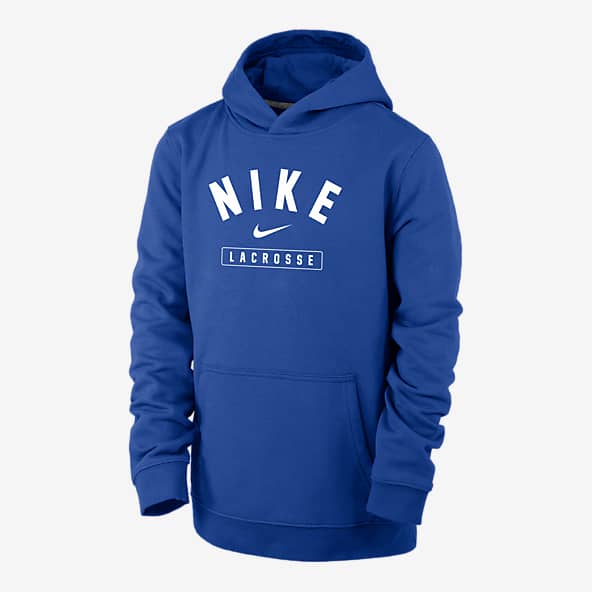 Blue Hoodies Pullovers. Nike